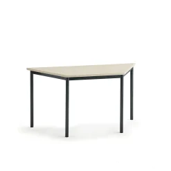 Pöytä SONITUS TRAPETS 1400x700x720 mm, beige linoleumi, antrasiitinharmaa