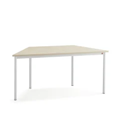 Pöytä SONITUS TRAPETS 1600x800x720 mm, beige linoleumi, valkoinen