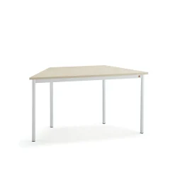 Pöytä SONITUS TRAPETS 1400x700x720 mm, beige linoleumi, valkoinen