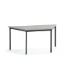 Pöytä SONITUS TRAPETS 1600x800x720 mm, harmaa linoleumi, antrasiitinharmaa