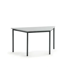 Pöytä SONITUS TRAPETS 1400x700x720 mm, korkeapainelaminaatti HPL, harmaa, antrasiitinharmaa