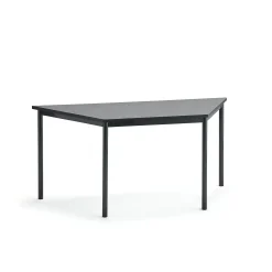 Pöytä SONITUS TRAPETS 1600x800x720 mm, tummanharmaa linoleumi, antrasiitinharmaa