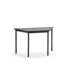 Pöytä SONITUS TRAPETS 1200x600x720 mm, tummanharmaa linoleumi, antrasiitinharmaa
