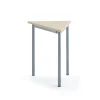 Pöytä SONITUS TRIANGEL 1600x800x720 mm, beige linoleumi, hopeanharmaa