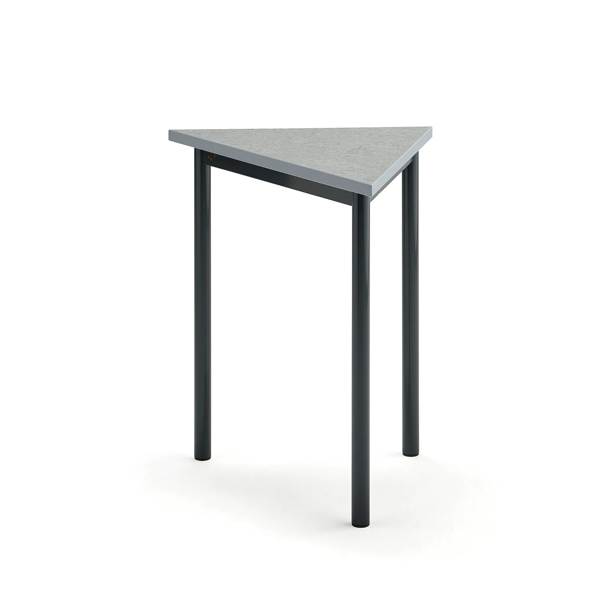 Pöytä SONITUS TRIANGEL 700x600x720 mm, harmaa linoleumi, antrasiitinharmaa