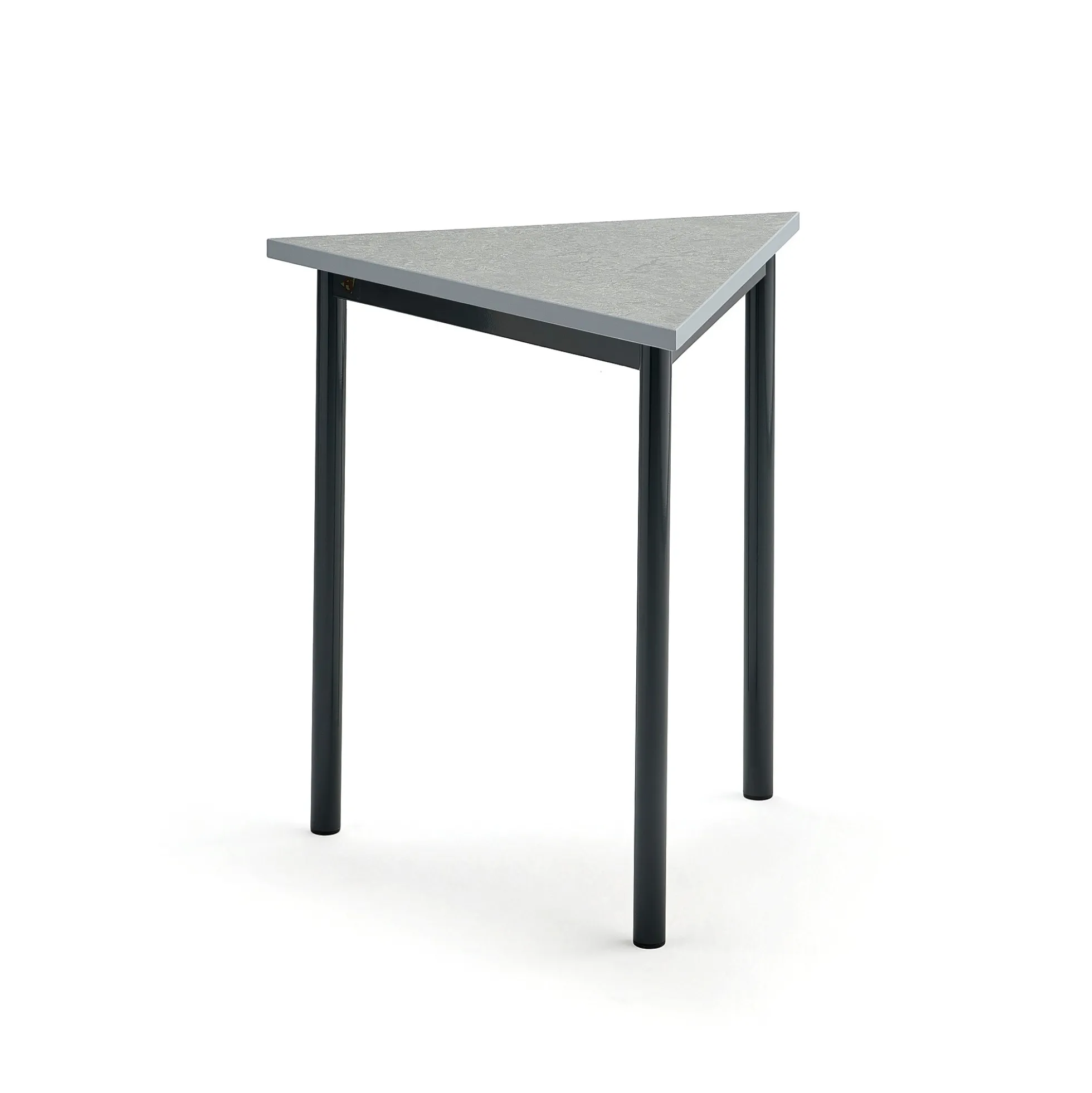 Pöytä SONITUS TRIANGEL 700x700x720 mm, harmaa linoleumi, antrasiitinharmaa