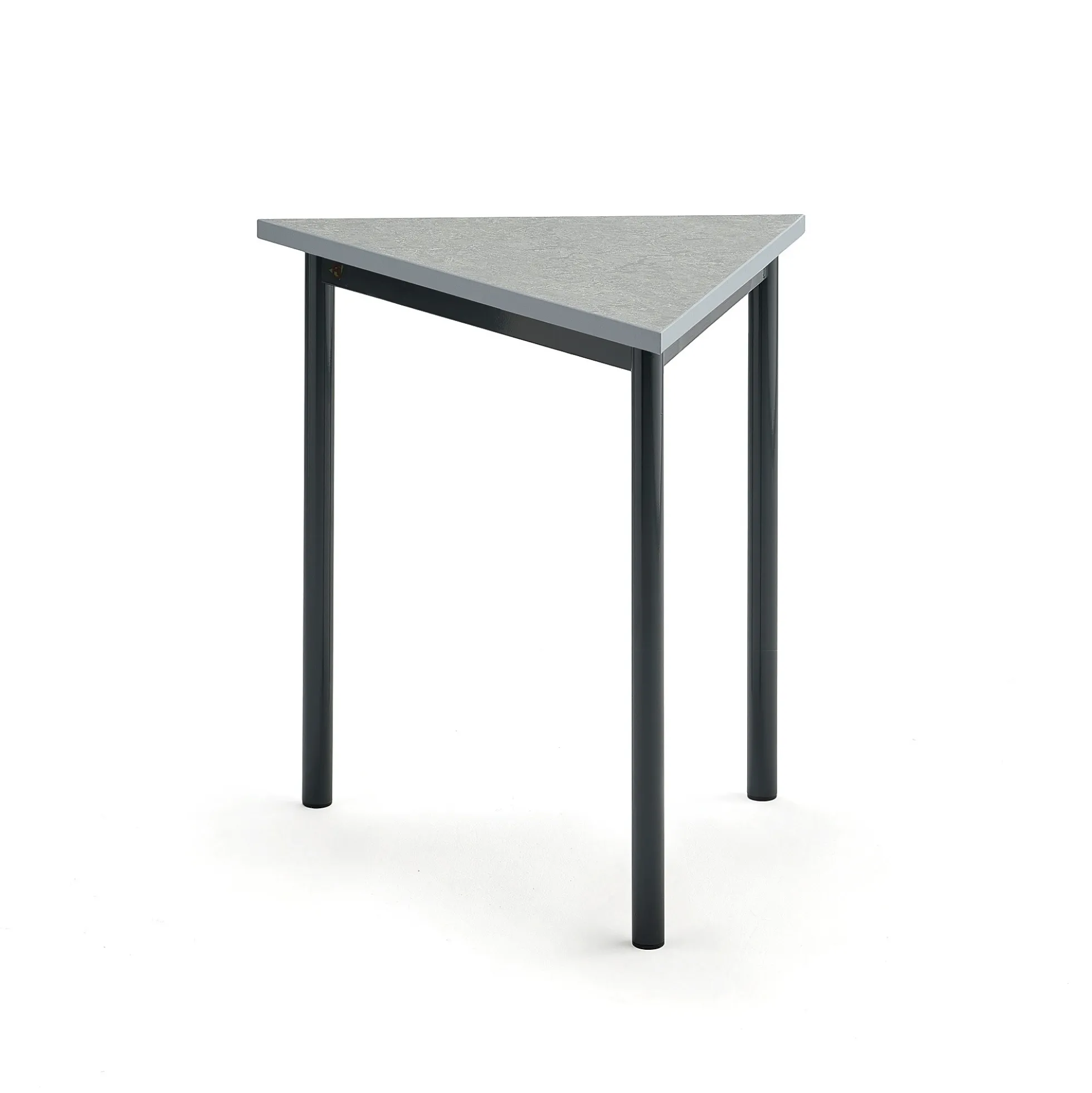 Pöytä SONITUS TRIANGEL 800x700x720 mm, harmaa linoleumi, antrasiitinharmaa