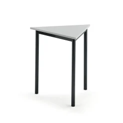 Pöytä SONITUS TRIANGEL 700x700x720 mm, korkeapainelaminaatti HPL, harmaa, antrasiitinharmaa