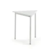 Pöytä SONITUS TRIANGEL 700x700x720 mm, korkeapainelaminaatti HPL, valkoinen, valkoinen