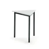 Pöytä SONITUS TRIANGEL 700x700x720 mm, korkeapainelaminaatti HPL, valkoinen, antrasiitinharmaa