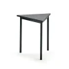 Pöytä SONITUS TRIANGEL 700x700x720 mm, tummanharmaa linoleumi, antrasiitinharmaa
