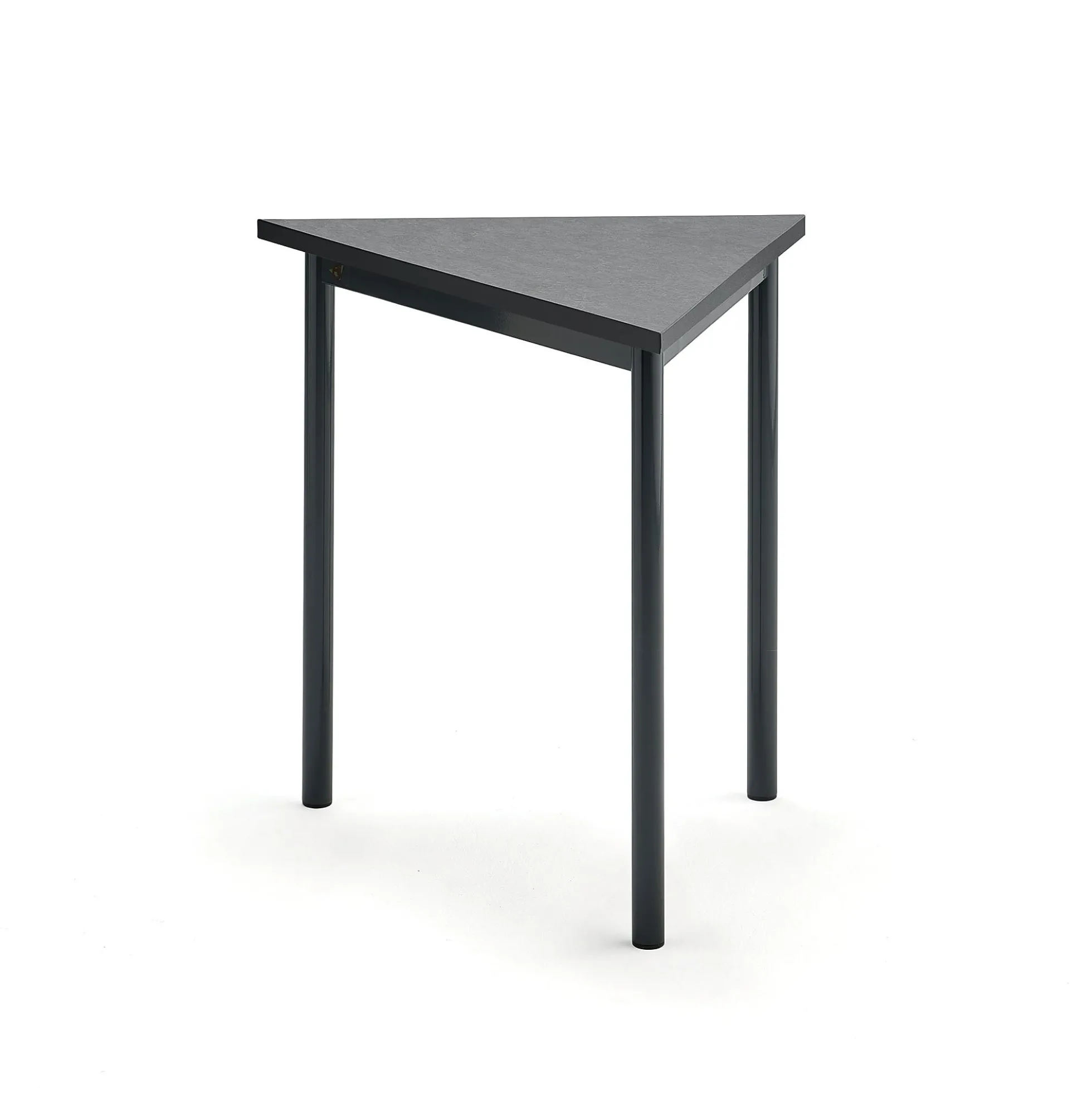 Pöytä SONITUS TRIANGEL 800x700x720 mm, tummanharmaa linoleumi, antrasiitinharmaa