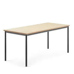 Pöytä SONITUS 1800x800x760 mm, beige linoleumi, antrasiitinharmaa