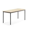 Pöytä SONITUS 1600x700x760 mm, beige linoleumi, antrasiitinharmaa