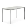 Pöytä SONITUS 1600x800x900 mm, harmaa laminaatti, alumiiniharmaa
