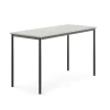Pöytä SONITUS 1600x700x900 mm, korkeapainelaminaatti HPL, harmaa, antrasiitinharmaa