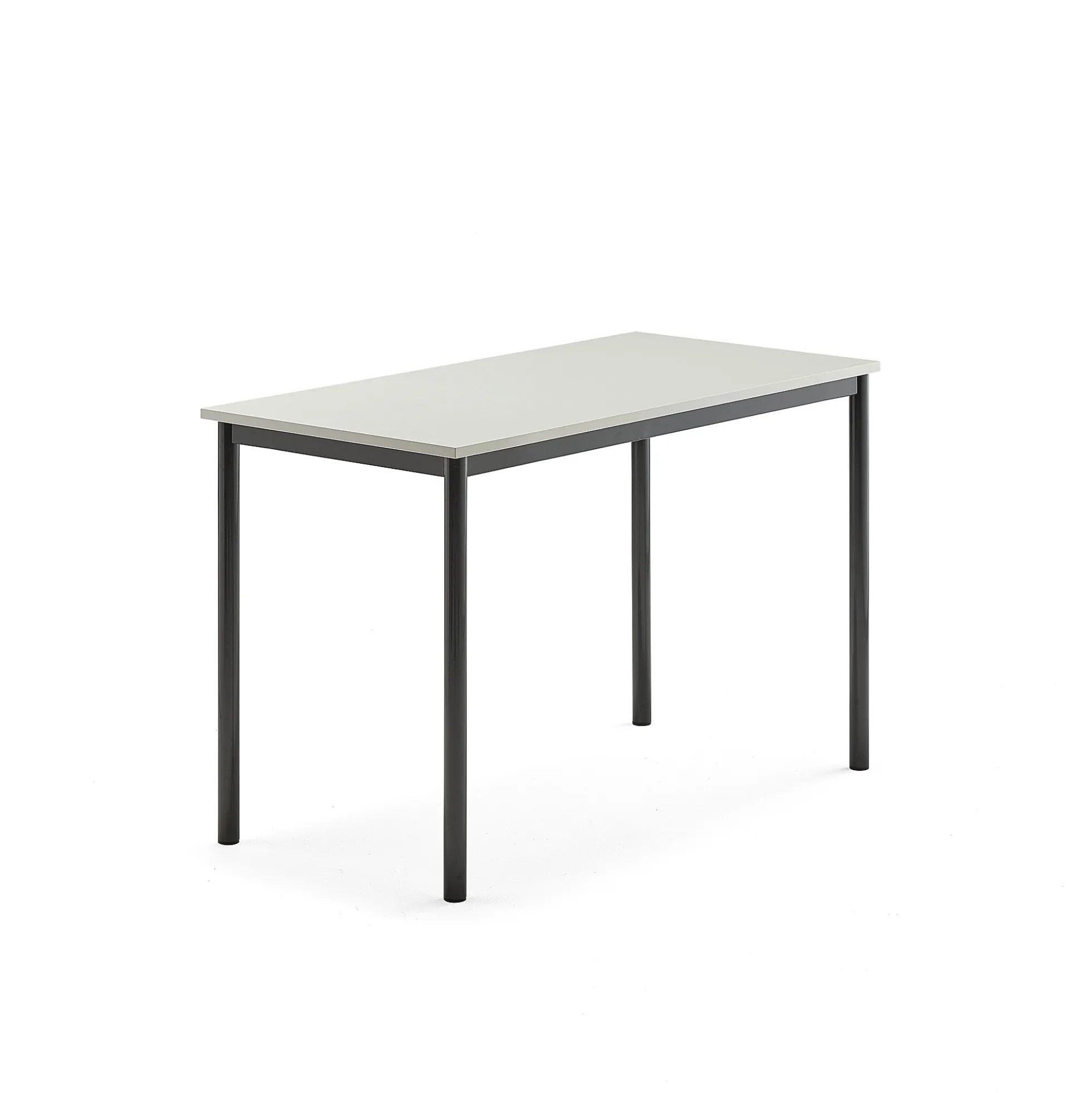 Pöytä SONITUS 1200x700x760 mm, korkeapainelaminaatti HPL, harmaa, antrasiitinharmaa