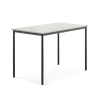 Pöytä SONITUS 1400x800x900 mm, korkeapainelaminaatti HPL, harmaa, antrasiitinharmaa