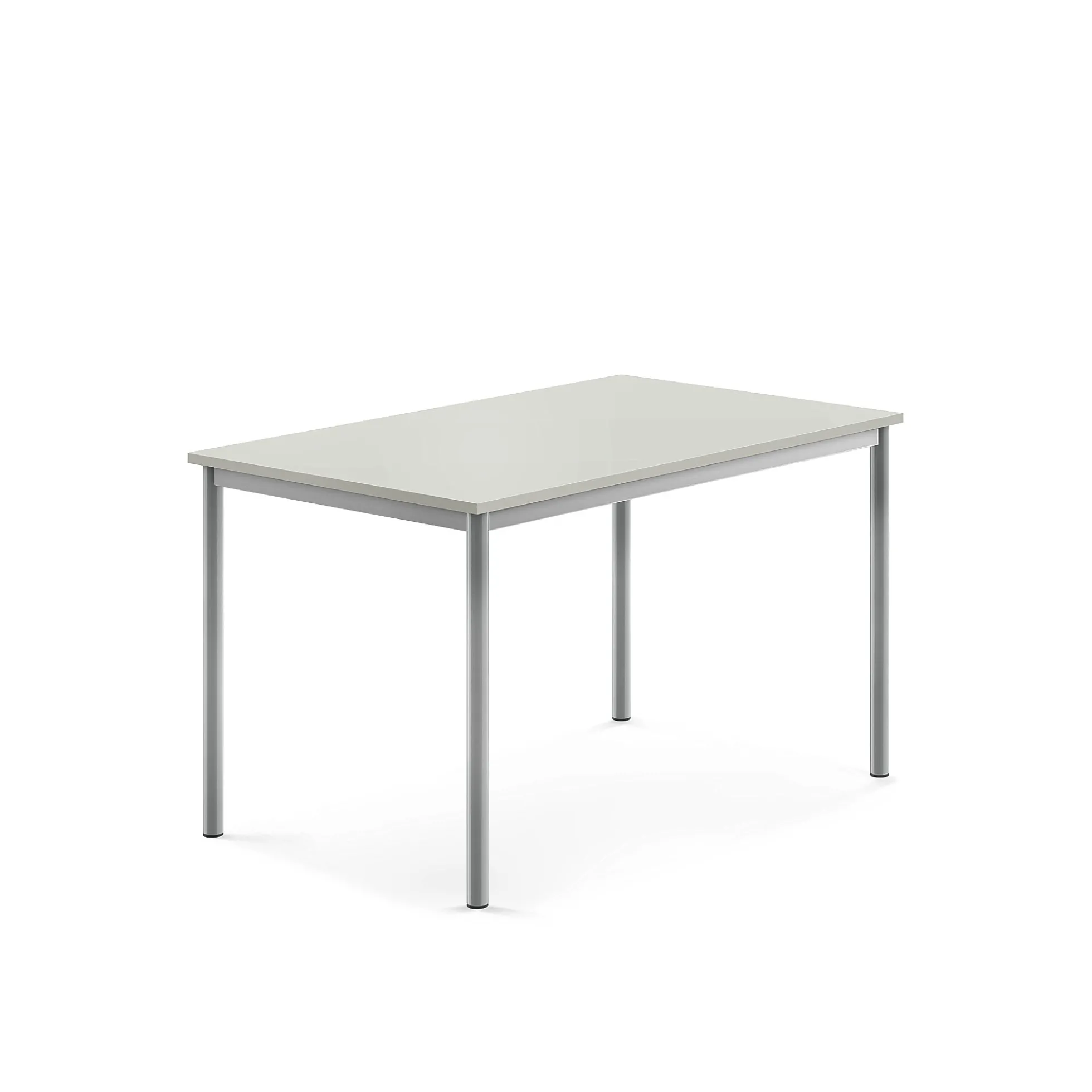 Pöytä SONITUS 1200x800x720 mm, korkeapainelaminaatti HPL, harmaa, hopeanharmaa