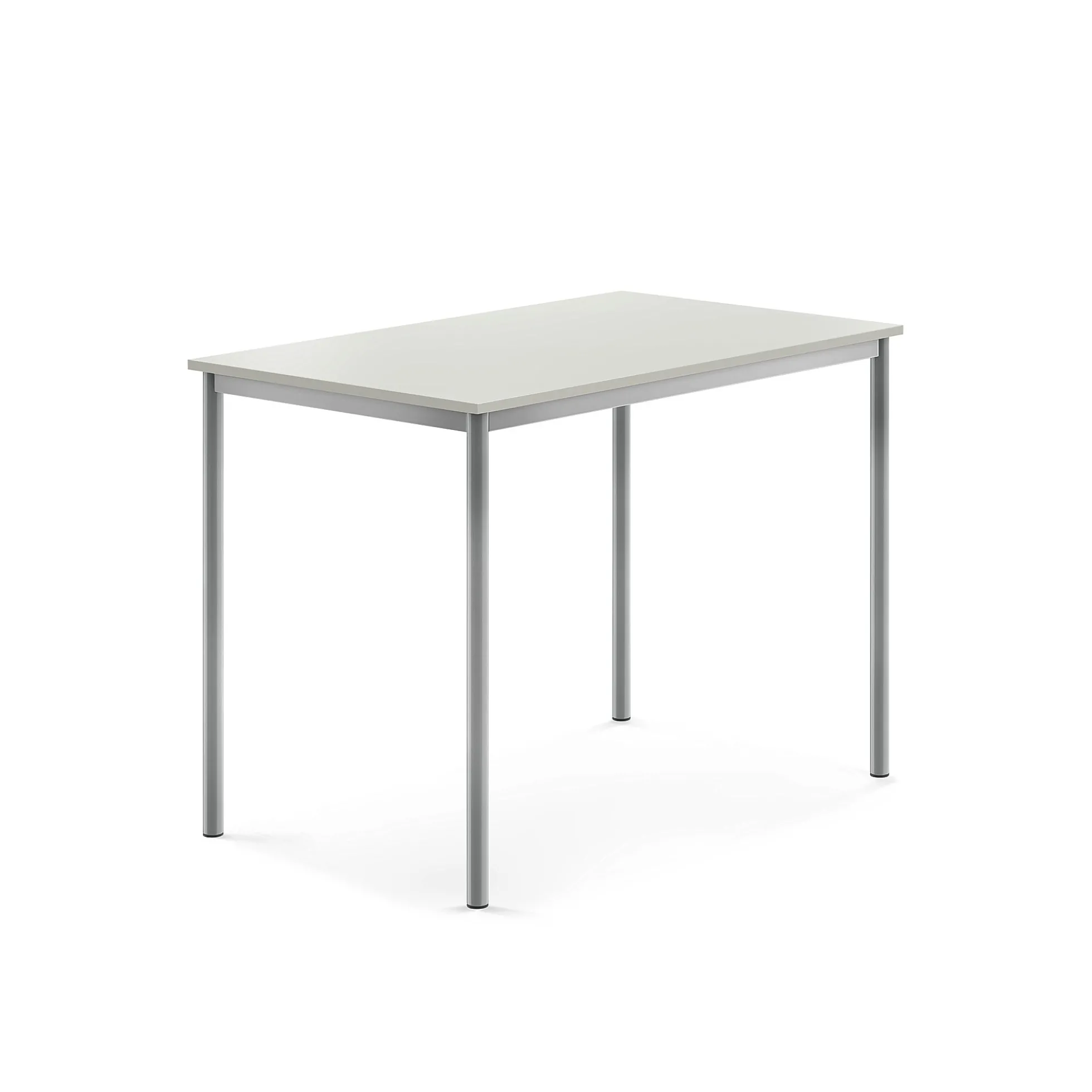 Pöytä SONITUS 1200x800x900 mm, korkeapainelaminaatti HPL, harmaa, hopeanharmaa