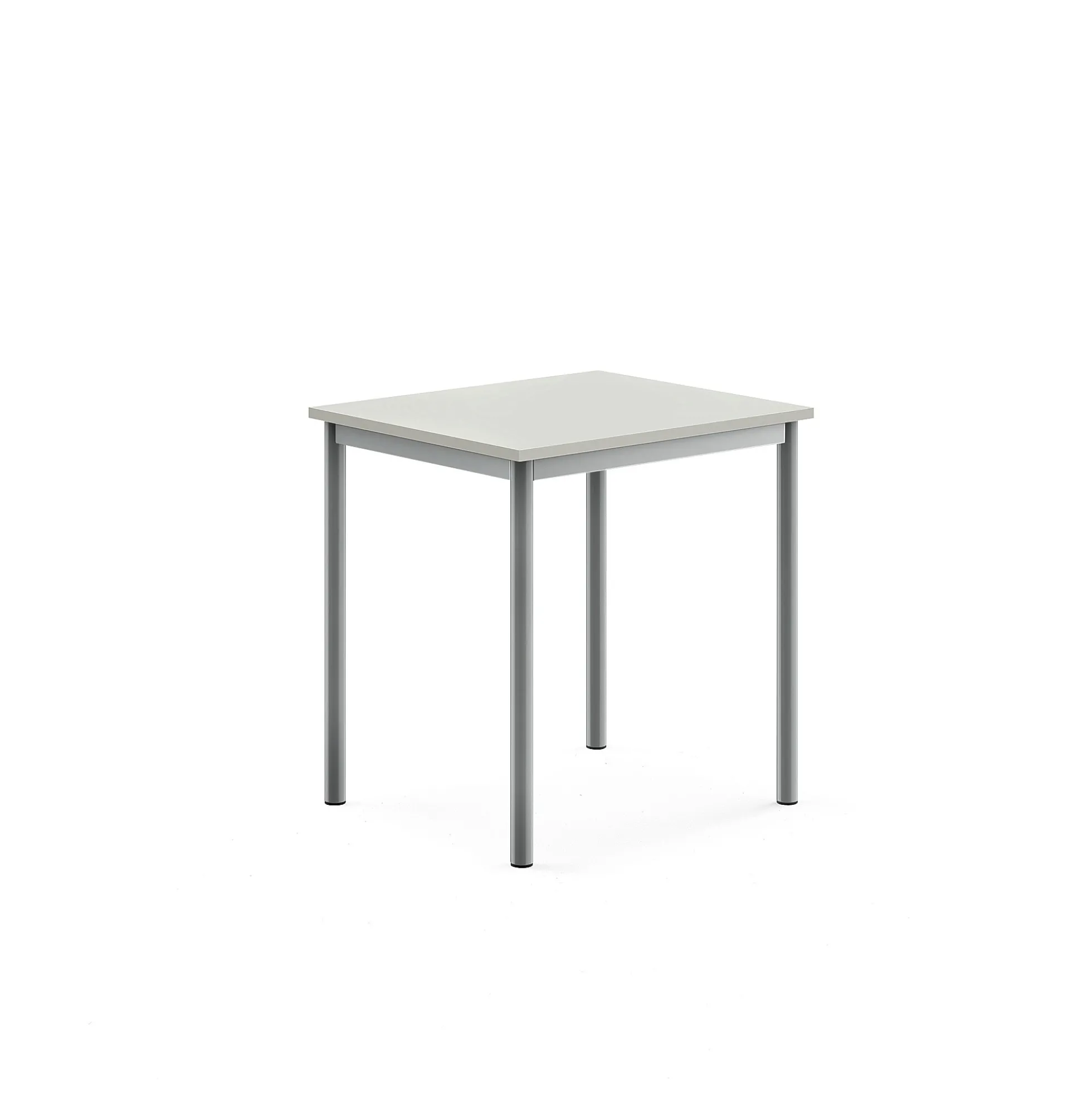 Pöytä SONITUS 700x600x720 mm, korkeapainelaminaatti HPL, harmaa, hopeanharmaa