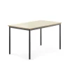 Pöytä SONITUS 1400x800x760 mm, korkeapainelaminaatti HPL, koivu, antrasiitinharmaa