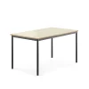 Pöytä SONITUS 1400x800x720 mm, korkeapainelaminaatti HPL, koivu, antrasiitinharmaa