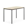 Pöytä SONITUS 1400x800x900 mm, korkeapainelaminaatti HPL, koivu, antrasiitinharmaa