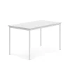 Pöytä SONITUS 1400x800x760 mm, korkeapainelaminaatti HPL, valkoinen, valkoinen