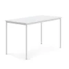 Pöytä SONITUS 1600x800x900 mm, korkeapainelaminaatti HPL, valkoinen, valkoinen