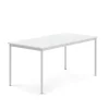 Pöytä SONITUS 1600x800x720 mm, korkeapainelaminaatti HPL, valkoinen, valkoinen