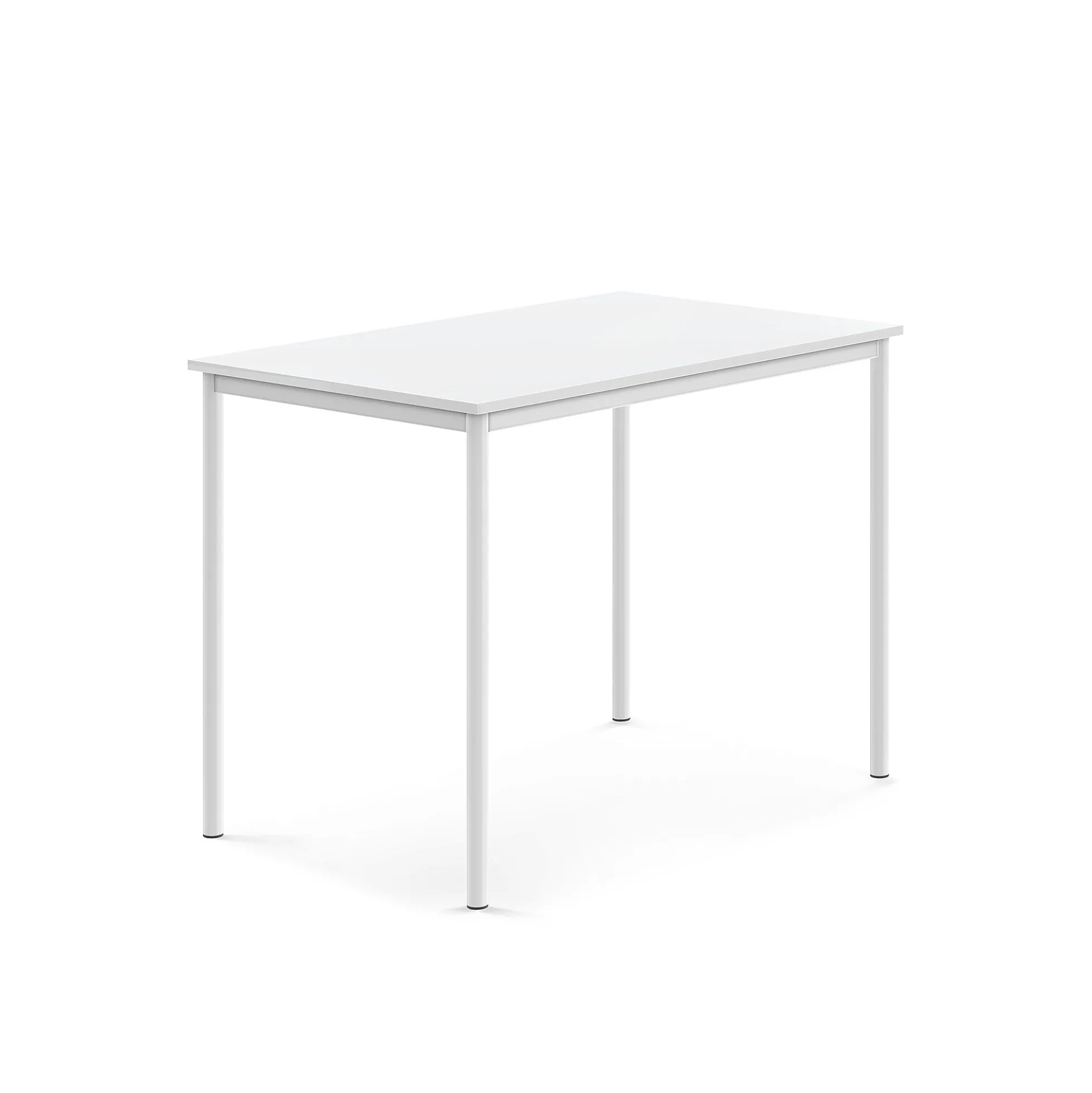 Pöytä SONITUS 1200x800x900 mm, korkeapainelaminaatti HPL, valkoinen, valkoinen