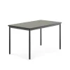 Pöytä SONITUS 1400x800x760 mm, tummanharmaa linoleumi, antrasiitinharmaa