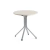 Pöytä VARIOUS Ø700x740 mm, hopeanharmaa, koivu