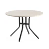 Pöytä VARIOUS Ø1100x740 mm, musta, koivu
