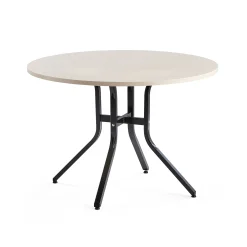 Pöytä VARIOUS Ø1100x740 mm, musta, koivu