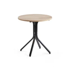 Pöytä VARIOUS Ø700x740 mm, musta, tammi