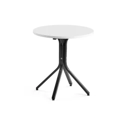 Pöytä VARIOUS Ø700x740 mm, musta, valkoinen
