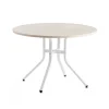 Pöytä VARIOUS Ø1100x740 mm, valkoinen, koivu