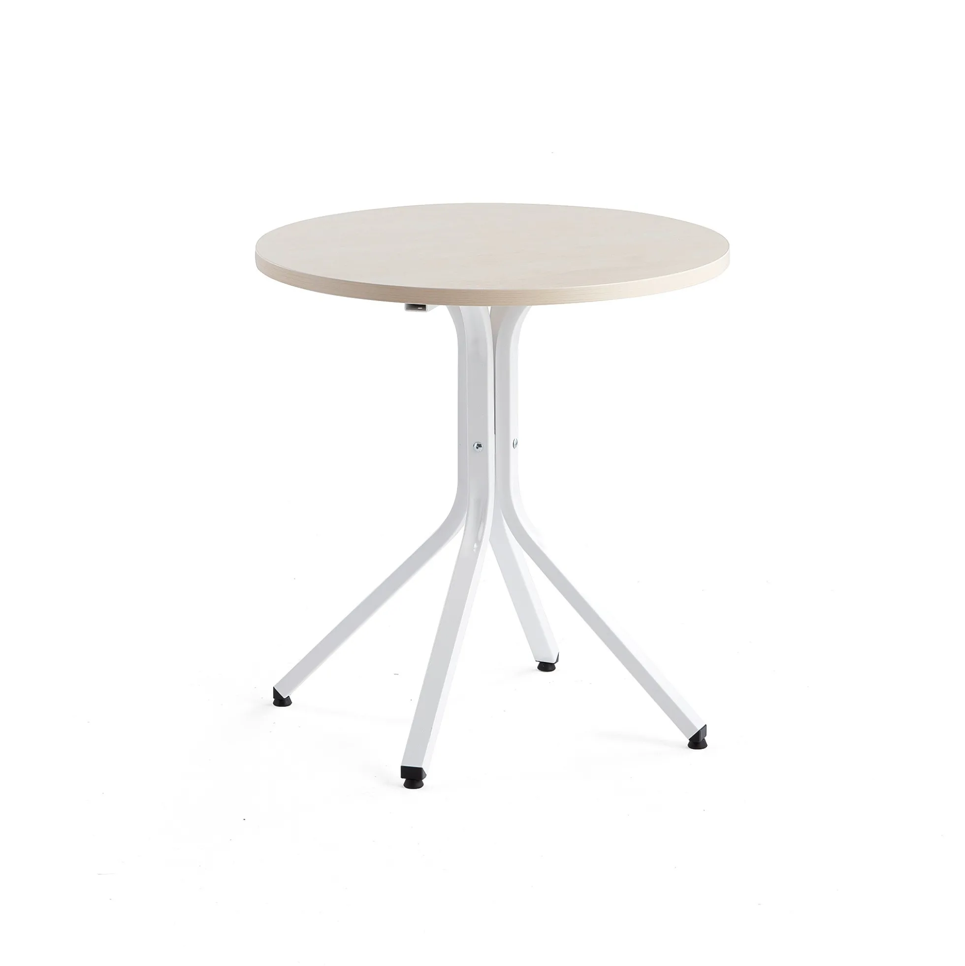 Pöytä VARIOUS Ø700x740 mm, valkoinen, koivu