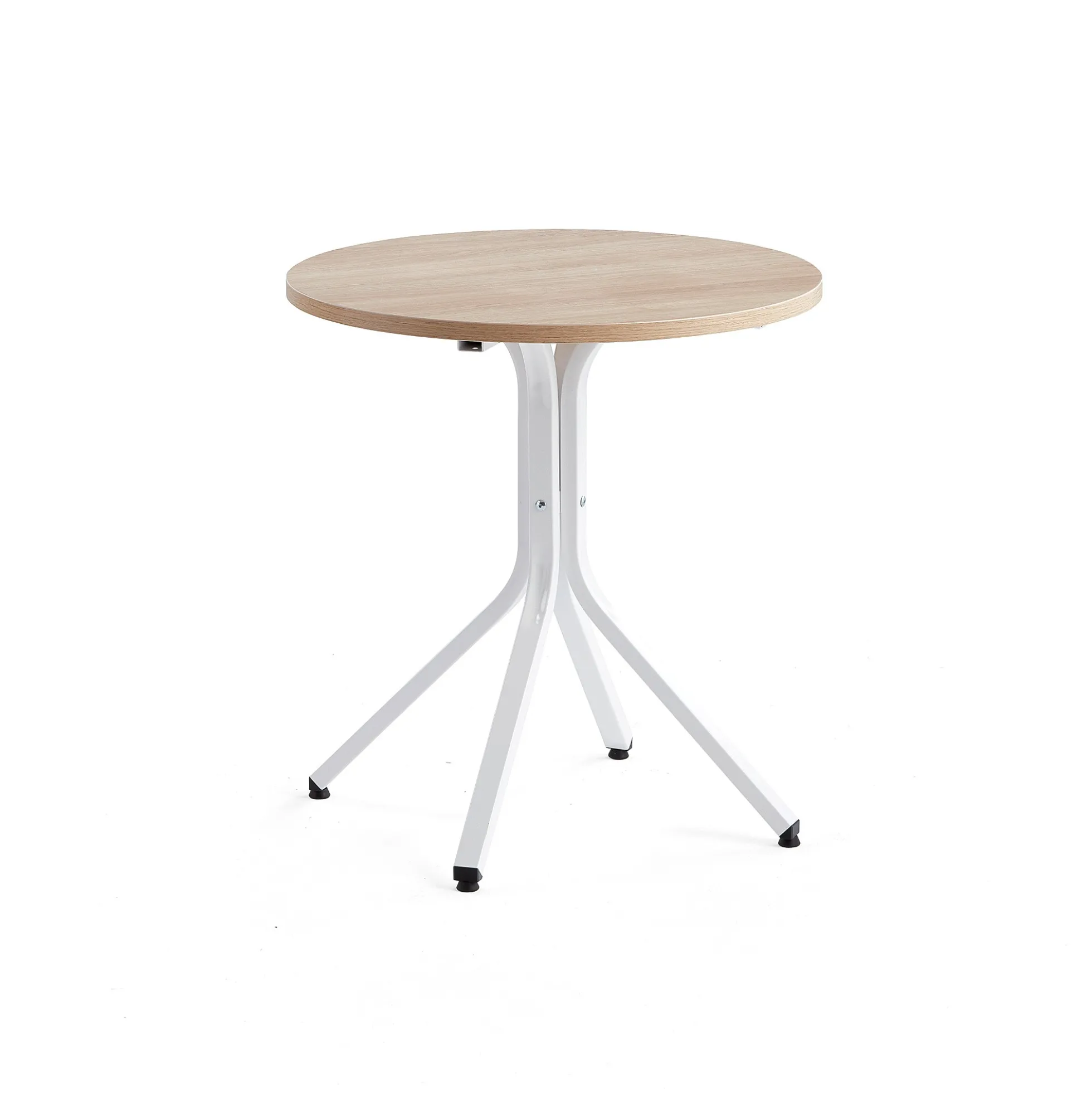 Pöytä VARIOUS Ø700x740 mm, valkoinen, tammi