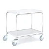Pöytävaunu CONVOY Ruostumaton, 150 kg, 2 hyllytasoa, 800x520x800 mm