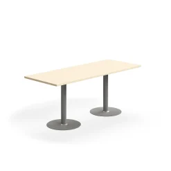 Pöytä VERTICUS 1800x700x720 mm, koivu/hopea