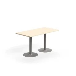 Pöytä VERTICUS 1400x700x720 mm, koivu/hopea