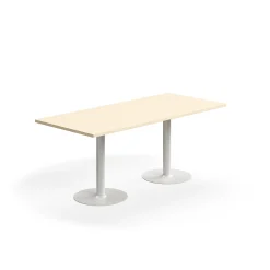 Pöytä VERTICUS 1800x800x720 mm, koivu/valkoinen
