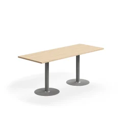 Pöytä VERTICUS 1800x700x720 mm, tammi/hopea