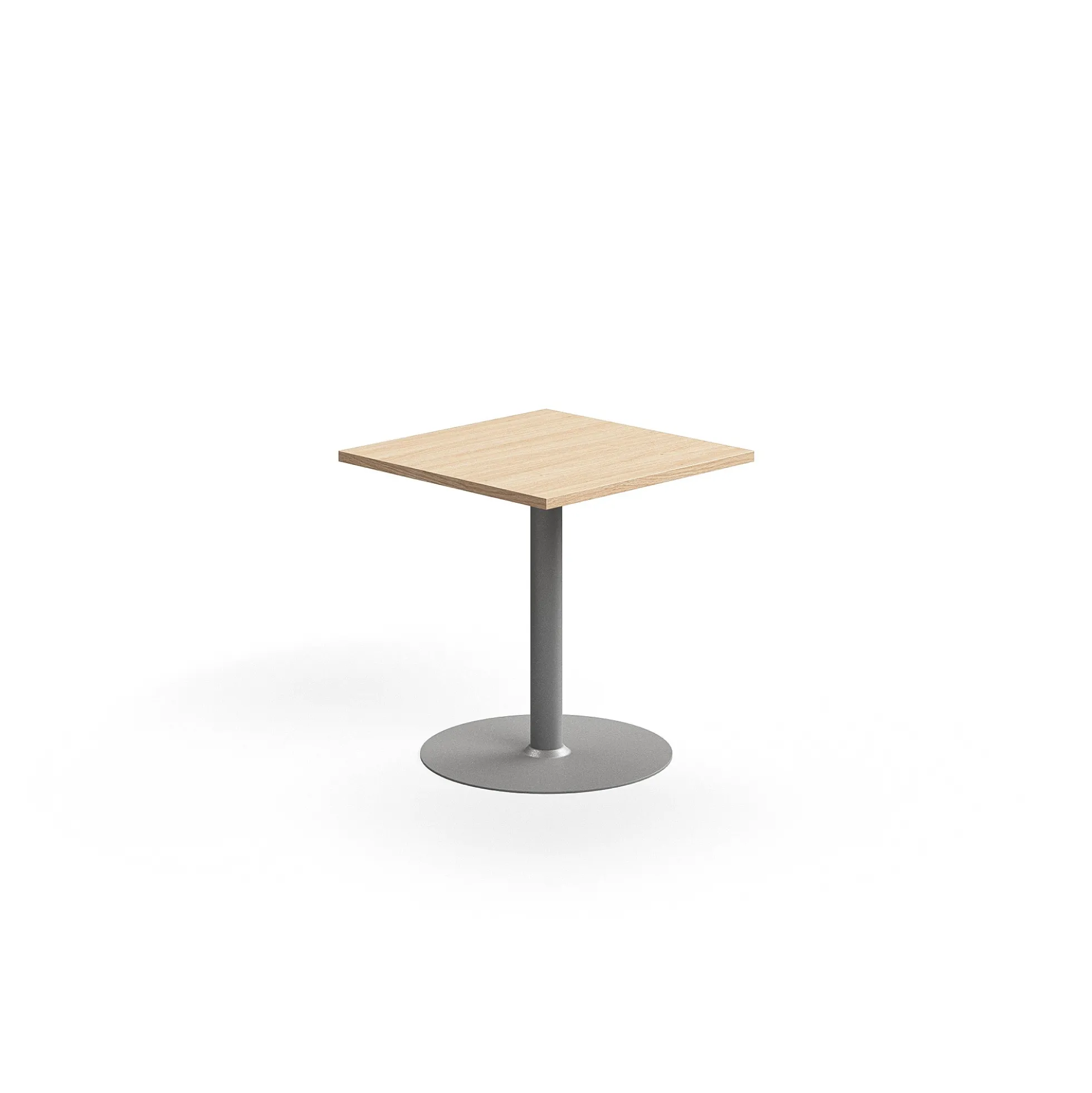 Pöytä VERTICUS 700x700x720 mm, tammi/hopea