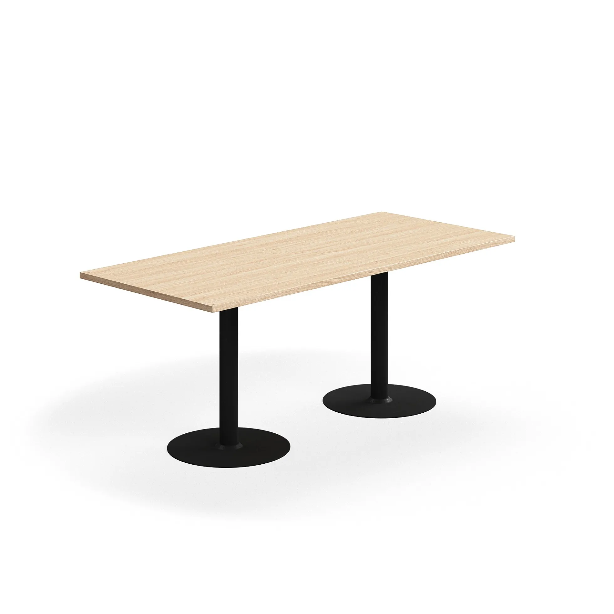 Pöytä VERTICUS 1800x800x720 mm, tammi/musta