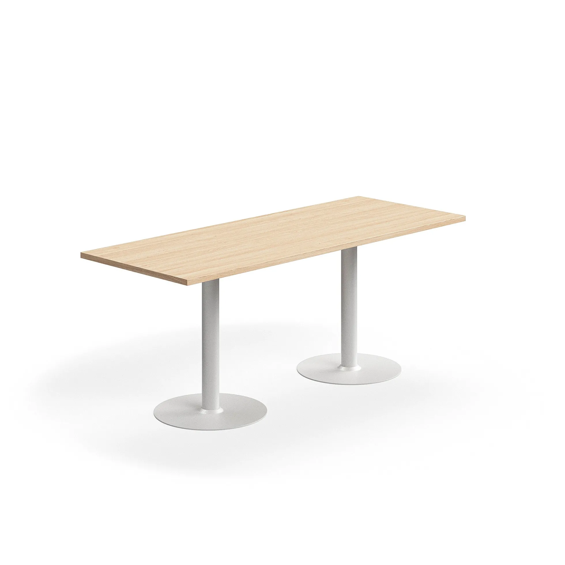 Pöytä VERTICUS 1800x700x720 mm, tammi/valkoinen