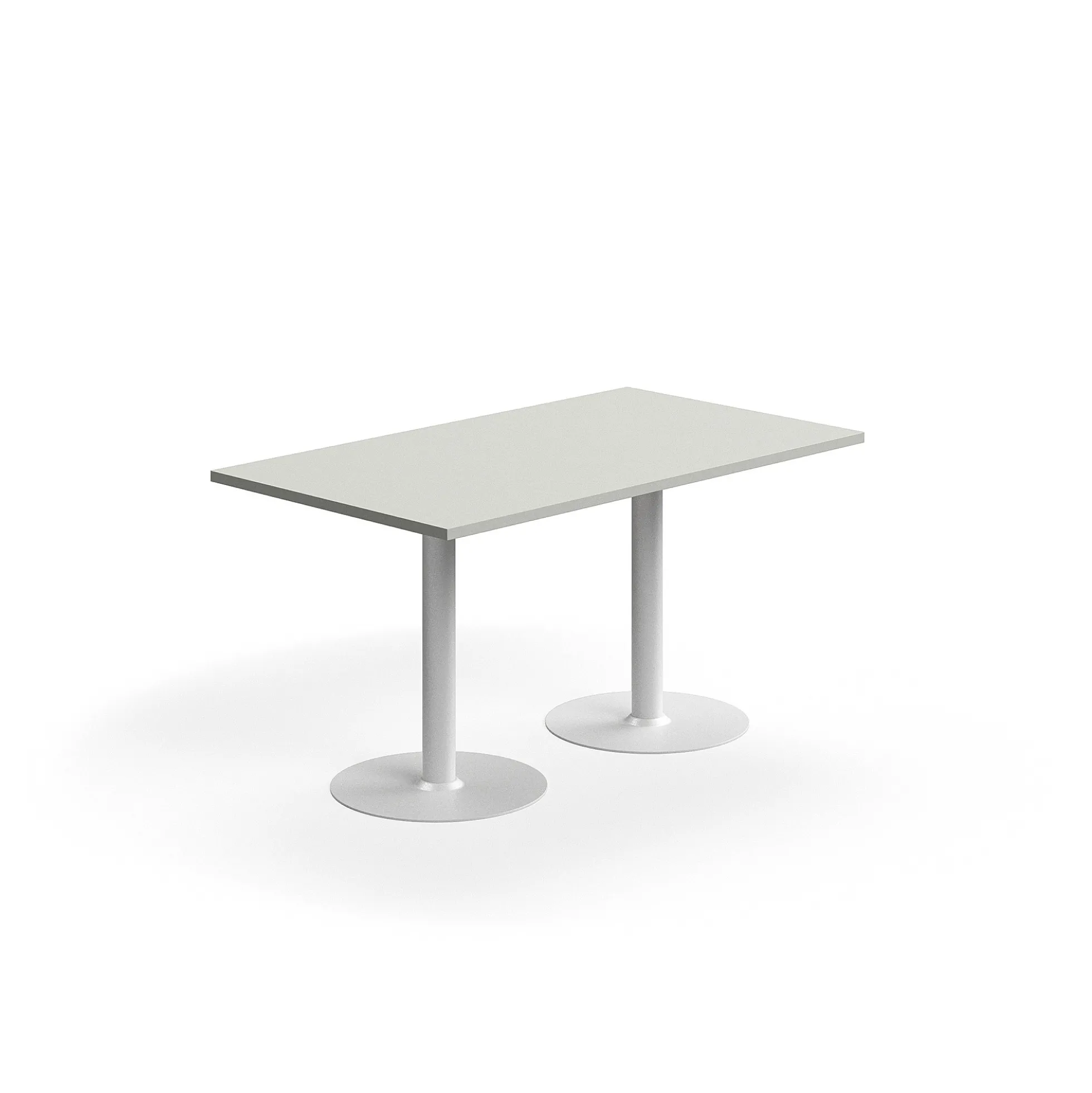 Pöytä VERTICUS 1400x800x720 mm, vaaleanharmaa/valkoinen